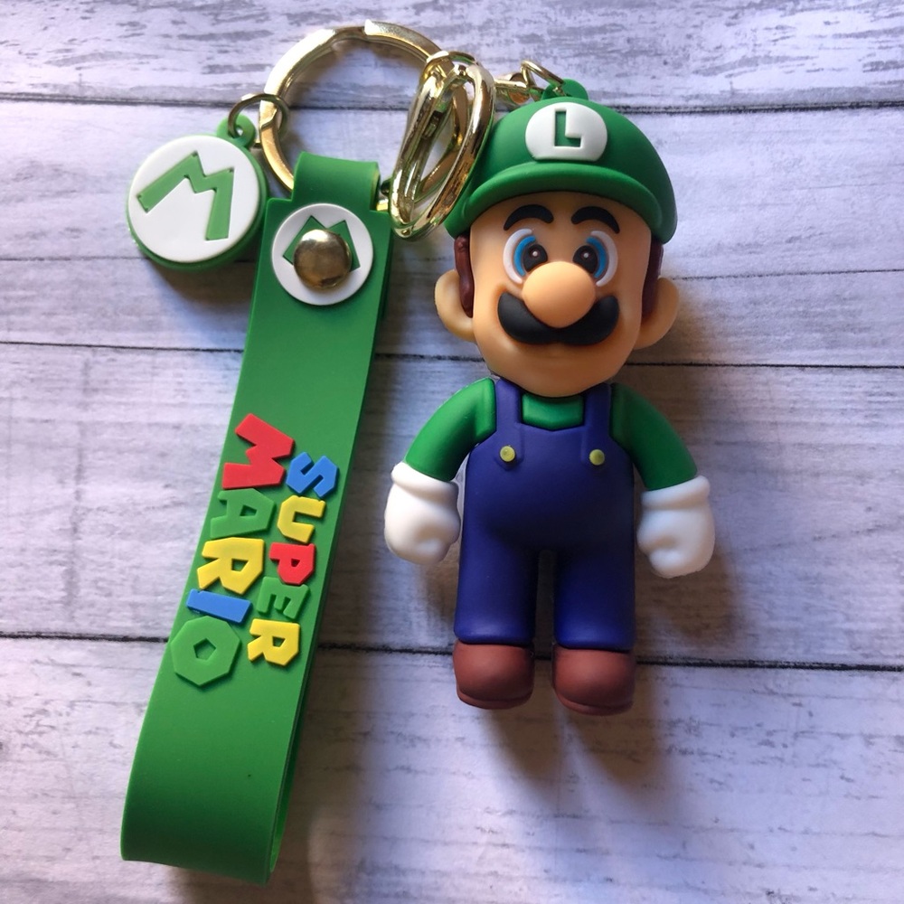 Luigi 3D Keychain Keyring